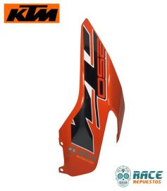 Tapa Tanque Izquierda Naranja Duke 250 Original KTM 	