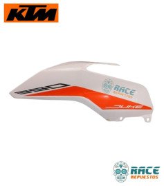 Tapa Tanque Izquierda Blanca Duke 390 NG Original KTM 