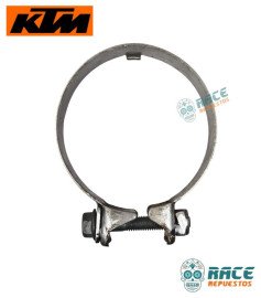 Abrazadera De Exosto Completa Duke 250/390 / RC 200/390 / Husqvarna 250 Original KTM 