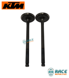 Válvulas De Escape Delgadas Duke 200 / RC 200 Original KTM 