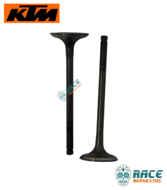 Válvulas De Escape Delgadas Duke 200 / RC 200 Original KTM 