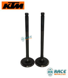 Válvulas De Escape Delgadas Duke 200 / RC 200 Original KTM 