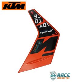 TAPA TANQUE EXTERIOR NARANJA DERECHA RC 200 GEN 2 ORIGINAL KTM 