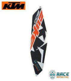 Calcomanía De Tapa Tanque Izquierda Negra DUKE 200 Original KTM