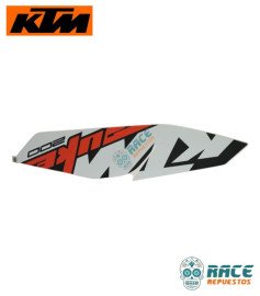 Calcomanía De Tapa Tanque Derecha Blanca DUKE 200 Original KTM 