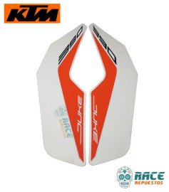 Calcomanía Depósito Derecho Izquierdo Blanco