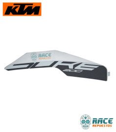 Calcomanía De Tapa Tanque Izquierda Blanca DUKE 200 NG Original KTM 