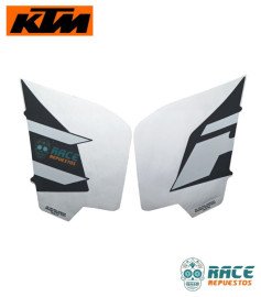 Calcomanía De Tanque Izquierdo Derecho Blanco