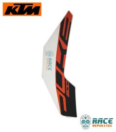 Calcomanía De Tapa Tanque Derecha Naranja Duke 200 NG Original KTM 