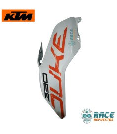 Tapa Tanque Izquierda Blanca Duke 390 Original KTM