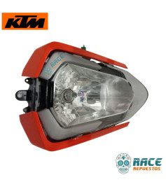 HEADLIGHT WITH SIDE MASK ORANGE RH ORANGE LH 