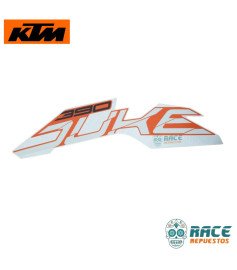 DECAL TANK SPOIL ORANGE 