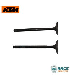 Válvulas De Escape Gruesas Duke 200 / RC 200 Original KTM
