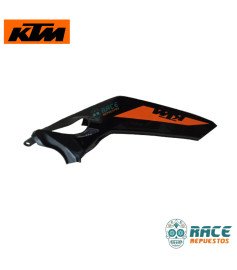 Tapa Sillin Derecha Negra con Calca Duke 200/250/390 Original KTM 