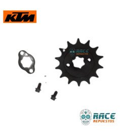 Piñon Delantero y Arandela Duke 200 / RC 200 / Husqvarna 200 Original KTM  