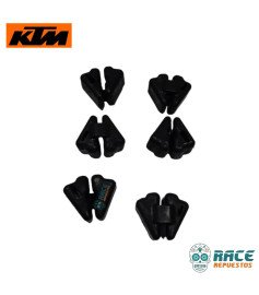Cauchos Porta Sprocket Negros Duke 200/250/390 / RC 200/390 / Adventure 250/390 / Husqvarna 200/250/401 Original KTM
