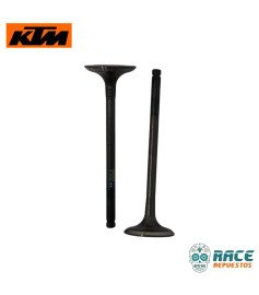 Válvulas De Escape Delgadas Duke 200 / RC 200 Original KTM 