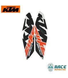 Calcomanía Para Cubierta De Tanque Derecha Izquierda Negra