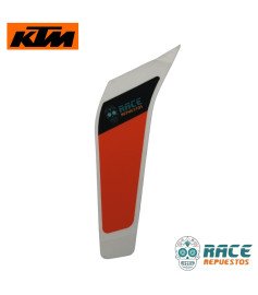 Calcomanía De Tapa Farola Izquierda Blanca Duke 200 Original KTM 