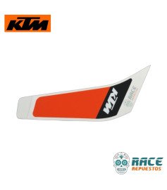 Calcomanía De Tapa Farola Derecha Blanca Duke 200 Original KTM