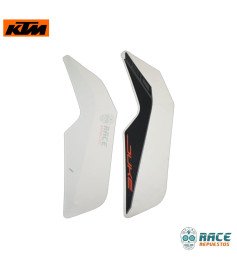 Calcomanía De Tanque Izquierdo Derecho Plateado